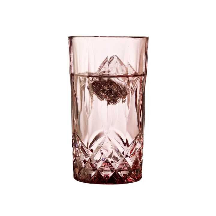 Lyngby Sorrento Highballglas 38 cl 4 Stk Pink
