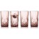 Lyngby Sorrento Highballglas 38 cl 4 Stk Pink