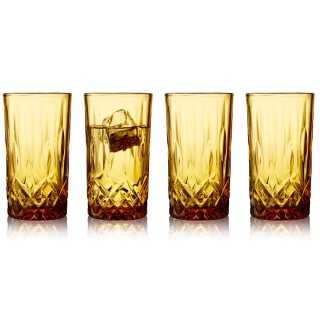 Lyngby Sorrento Highballglas 38 cl 4 Stk Amber Lyngby Sorrento Highballglas 38 cl 4 Stk Amber