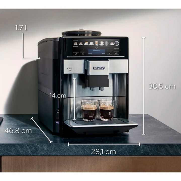 Siemens TE655203RW EQ6 s500 Inkl. 9x400g Verdenskaffe 