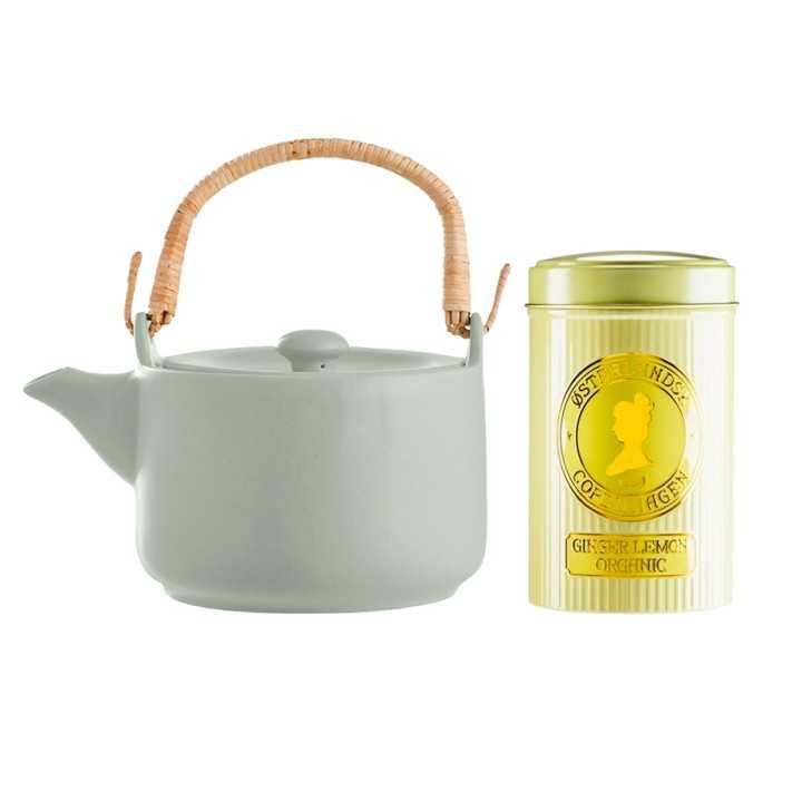 DAY Useful Everyday Tepotte 1 L Mint Inkl. Østerlandsk Thehus Ginger & Lemon Økologisk 125g DAY Useful Everyday Tepotte 1 L Mint Inkl. Østerlandsk Thehus Ginger & Lemon Økologisk 125g