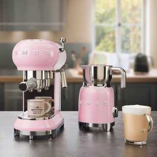 Smeg MFF01PKEU Mælkeskummer Rosa