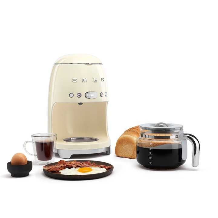 Smeg DCF02CREU Drip Kaffemaskine Creme Smeg DCF02CREU Drip Kaffemaskine Creme