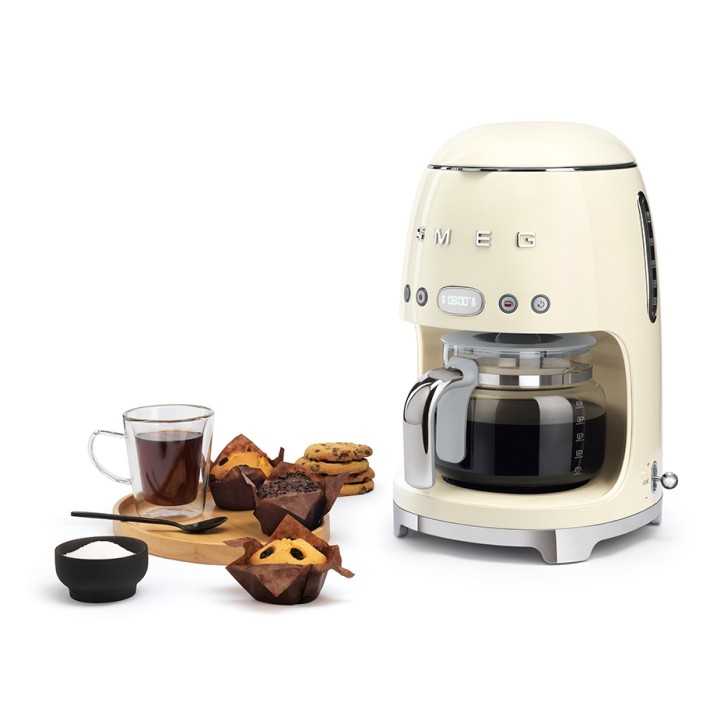 Smeg DCF02CREU Drip Kaffemaskine Creme Smeg DCF02CREU Drip Kaffemaskine Creme