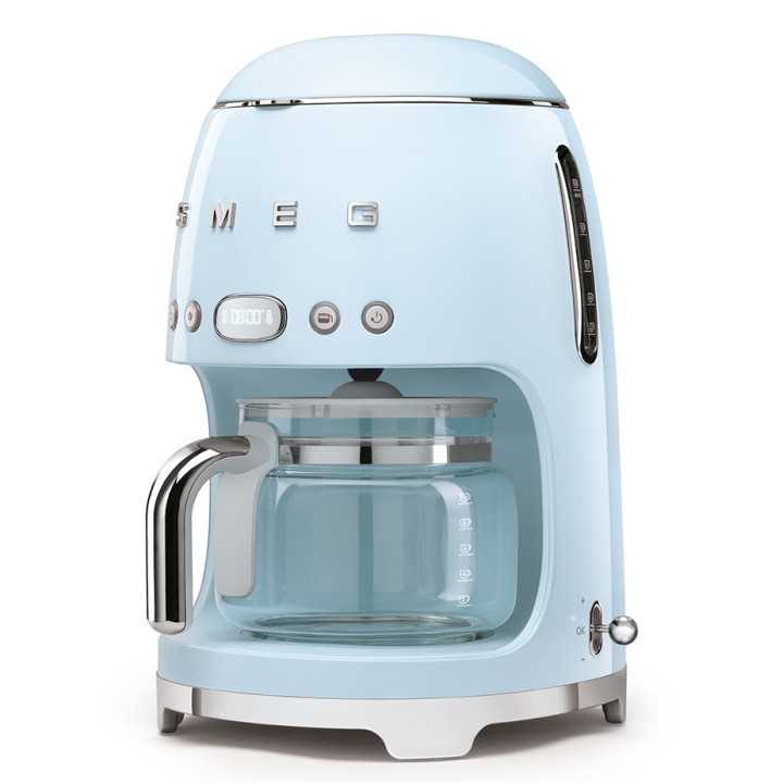 Smeg DCF02PBEU Drip Kaffemaskine Pastelblå Smeg DCF02PBEU Drip Kaffemaskine Pastelblå