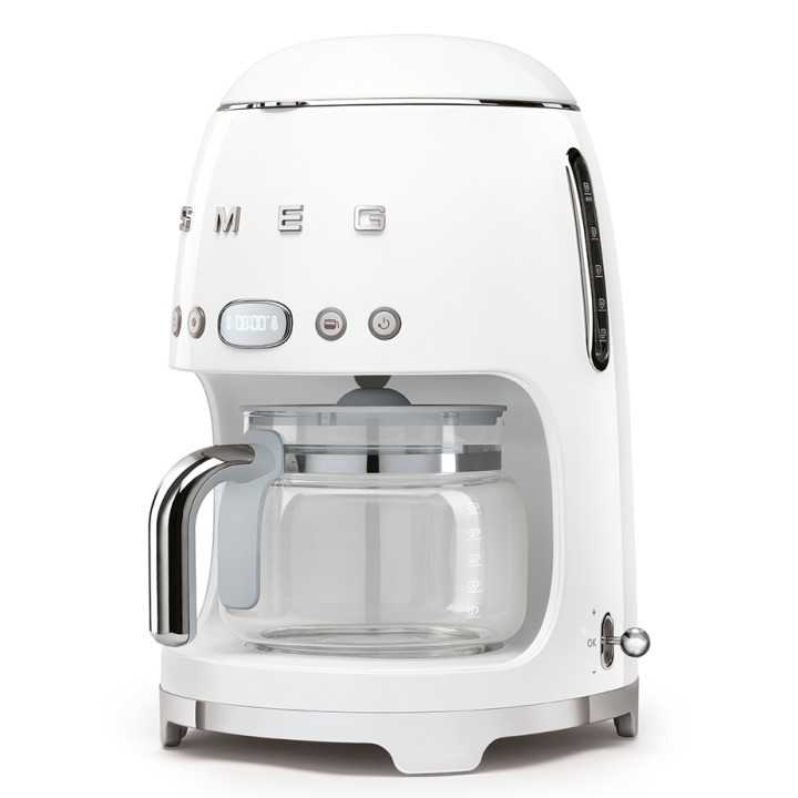 Smeg DCF02WHEU Drip Kaffemaskine Hvid Smeg DCF02WHEU Drip Kaffemaskine Hvid