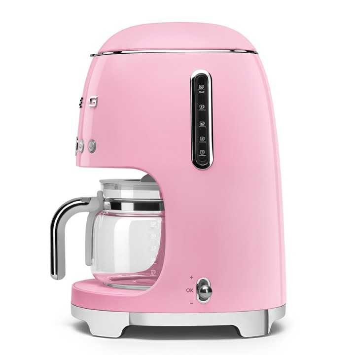 Smeg DCF02PKEU Drip Kaffemaskine Rosa Smeg DCF02PKEU Drip Kaffemaskine Rosa