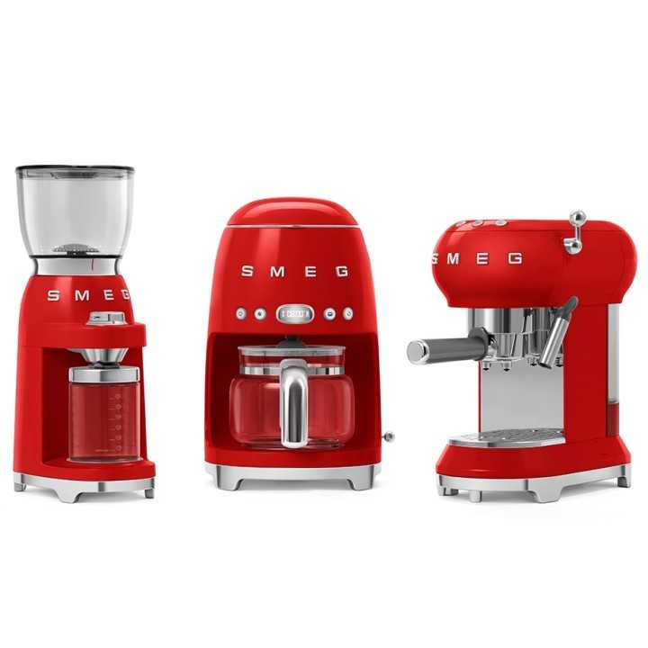 Smeg CGF01RDEU Kaffekværn Rød