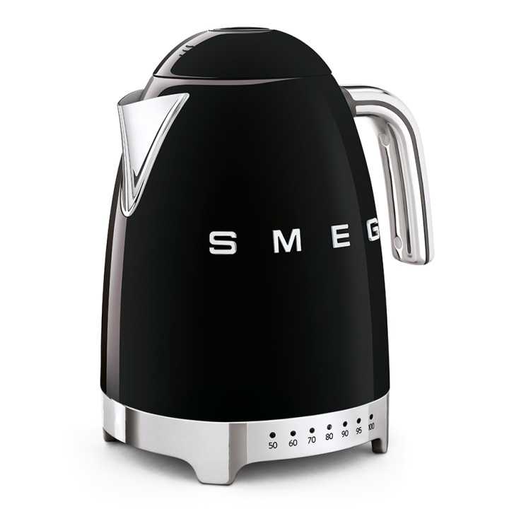 Smeg KLF04BLEU Elkedel m. Temperatur 1,7L Sort Smeg KLF04BLEU Elkedel m. Temperatur 1,7L Sort