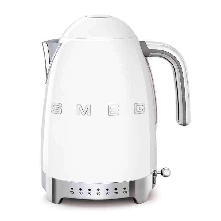 Smeg KLF04WHEU Elkedel m. Temperatur 1,7L Hvid Smeg KLF04WHEU Elkedel m. Temperatur 1,7L Hvid