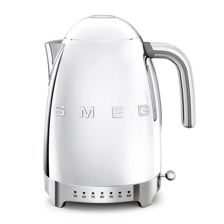 Smeg KLF04SSEU Elkedel m. Temperatur 1,7L Krom Smeg KLF04SSEU Elkedel m. Temperatur 1,7L Krom