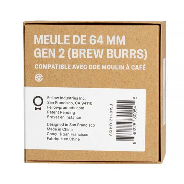 Fellow Ode Brew Elektrisk Kaffekværn Gen. 2 Mat Sort