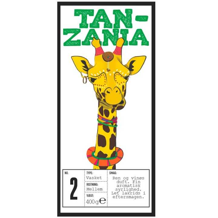 Rigtig Kaffe Tanzania No. 2 v/24kg Rigtig Kaffe Tanzania No. 2 v/24kg