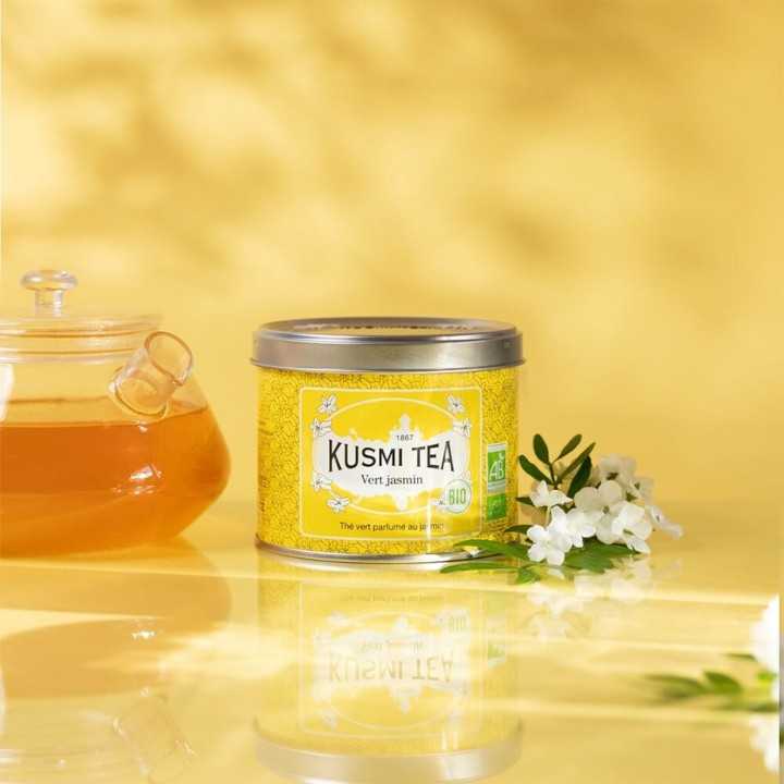 Kusmi Grøn Te Jasmin Økologisk 90g Kusmi Grøn Te Jasmin Økologisk 90g