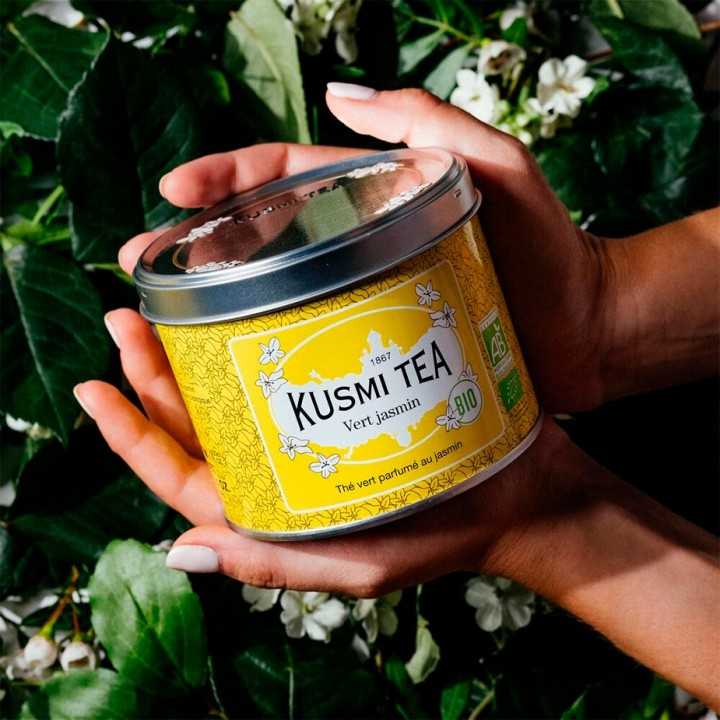 Kusmi Grøn Te Jasmin Økologisk 90g Kusmi Grøn Te Jasmin Økologisk 90g