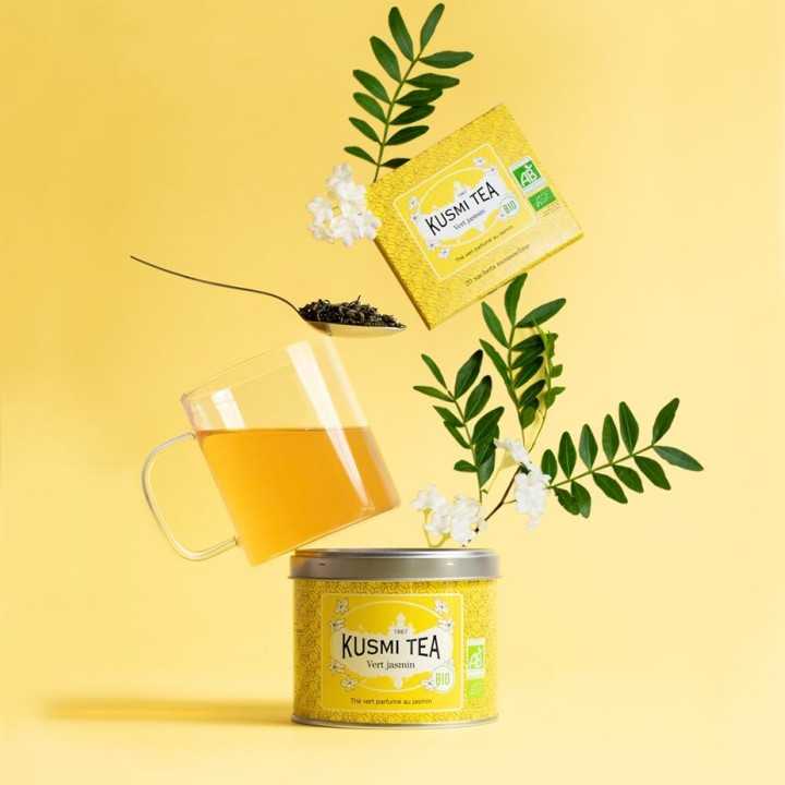 Kusmi Grøn Te Jasmin Økologisk 90g Kusmi Grøn Te Jasmin Økologisk 90g