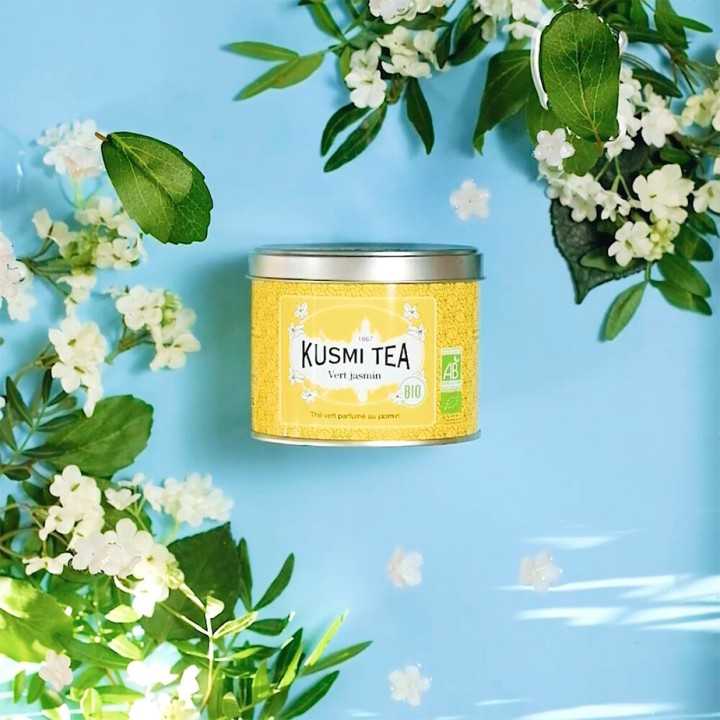 Kusmi Grøn Te Jasmin Økologisk 90g Kusmi Grøn Te Jasmin Økologisk 90g