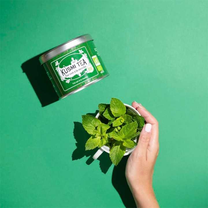 Kusmi Grøn Te Spearmint Økologisk 100g Kusmi Grøn Te Spearmint Økologisk 100g
