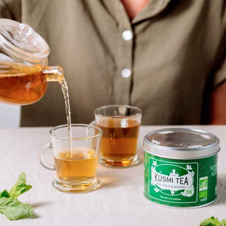 Kusmi Grøn Te Spearmint Økologisk 100g Kusmi Grøn Te Spearmint Økologisk 100g