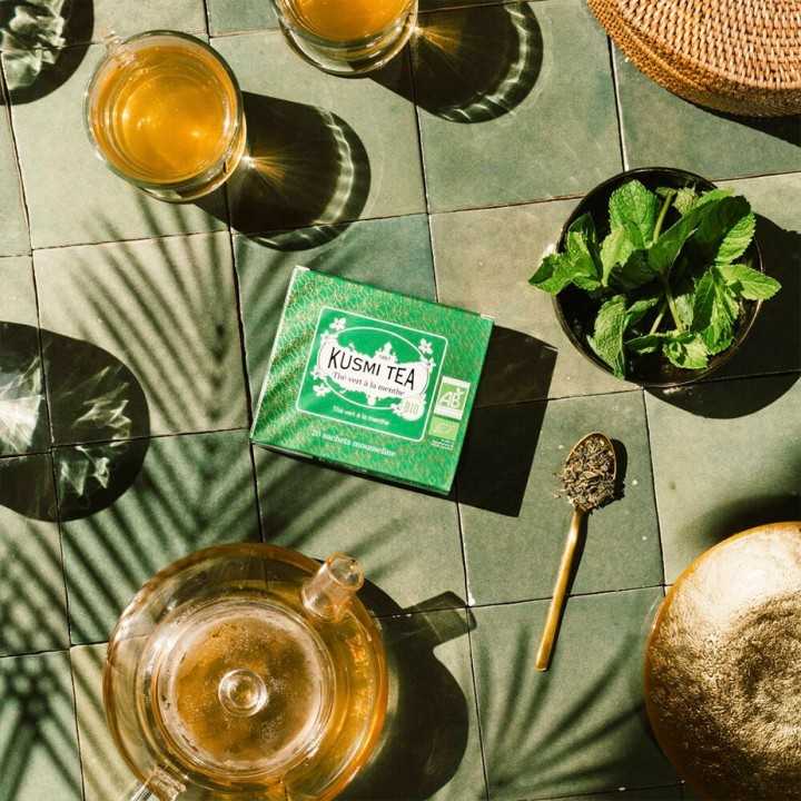 Kusmi Grøn Te Spearmint Økologisk 100g Kusmi Grøn Te Spearmint Økologisk 100g