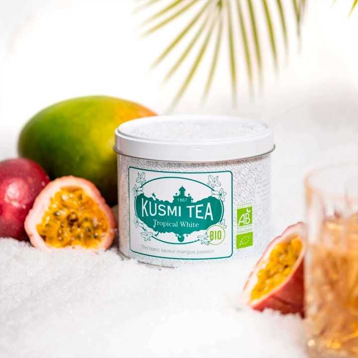Kusmi Te Tropical White Økologisk 90g Kusmi Te Tropical White Økologisk 90g