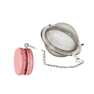 Tesi i Kæde med MacaronTesi i Kæde med Macaron-Figur Inkl. Østerlandsk Thehus Strawberry Cream 125gFigur Inkl. Østerlandsk Thehu