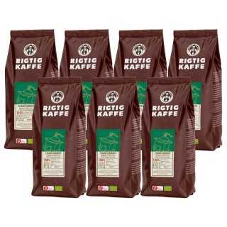 Rigtig Kaffe Organic Chanchamayo 7x400g Hele kaffebønner Rigtig Kaffe Organic Chanchamayo 7x400g Hele kaffebønner
