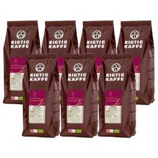 Rigtig Kaffe Organic Chiapas 7x400g Hele kaffebønner Rigtig Kaffe Organic Chiapas 7x400g Hele kaffebønner