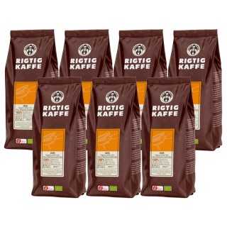 Rigtig Kaffe Organic Java 7x400g Hele kaffebønner Rigtig Kaffe Organic Java 7x400g Hele kaffebønner