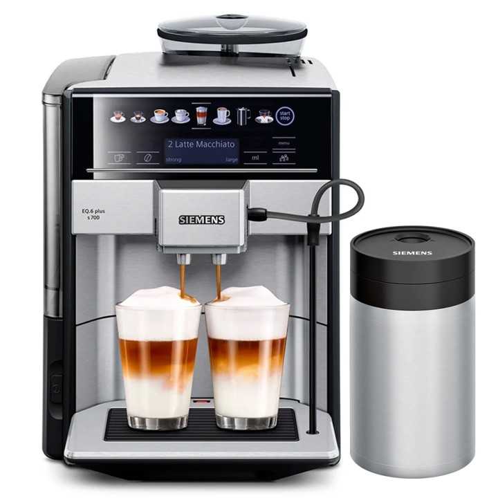 Siemens TE657313RW EQ6 s700 Espressomaskine Inkl. Mælkebeholder