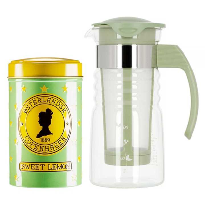 Hario Mizudashi Tebrygger Mini 0,7 L Inkl. Østerlandsk Thehus Sweet Lemon Hario Mizudashi Tebrygger Mini 0,7 L Inkl. Østerlandsk Thehus Sweet Lemon