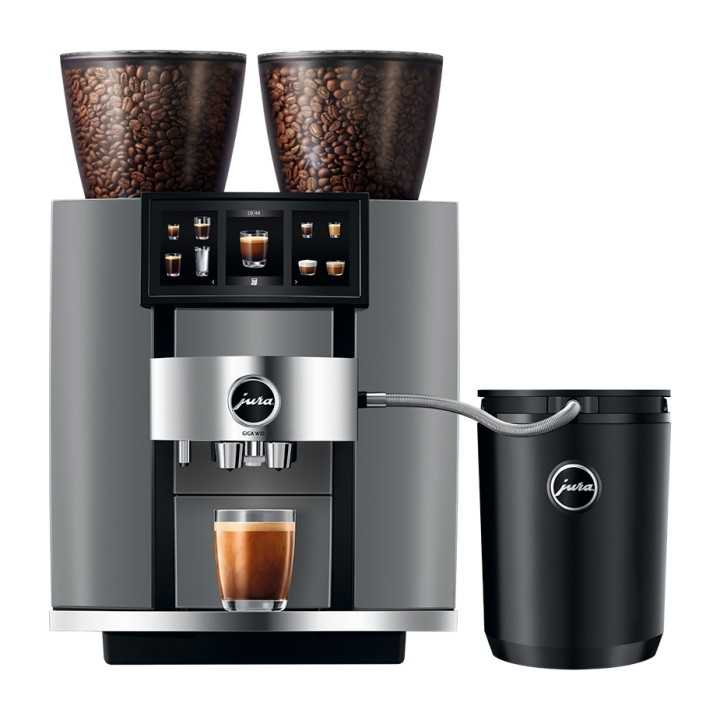 Jura Giga W10 (EA) Diamond Silver Espressomaskine Inkl. Startpakke Jura Giga W10 (EA) Diamond Silver Espressomaskine Inkl. Startpakke