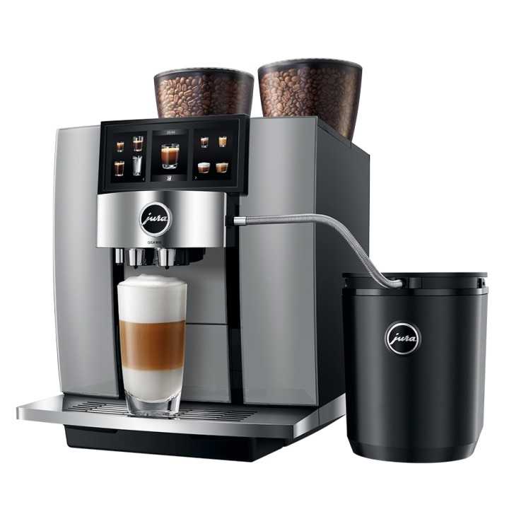 Jura Giga W10 (EA) Diamond Silver Espressomaskine Inkl. Startpakke Jura Giga W10 (EA) Diamond Silver Espressomaskine Inkl. Startpakke