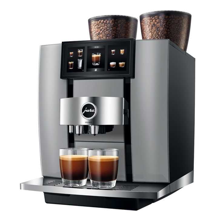 Jura Giga W10 (EA) Diamond Silver Espressomaskine Inkl. Startpakke Jura Giga W10 (EA) Diamond Silver Espressomaskine Inkl. Startpakke
