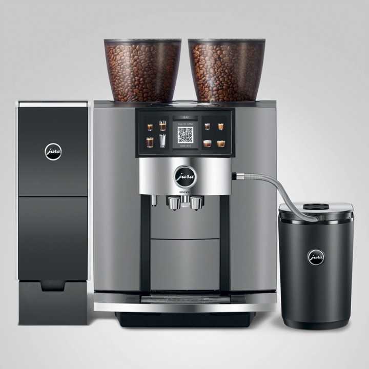 Jura Giga W10 (EA) Diamond Silver Espressomaskine Inkl. Startpakke Jura Giga W10 (EA) Diamond Silver Espressomaskine Inkl. Startpakke