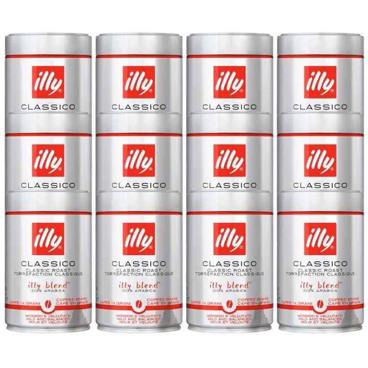 Illy Espresso Classico 12x250g Hele kaffebønner Illy Espresso Classico 12x250g Hele kaffebønner
