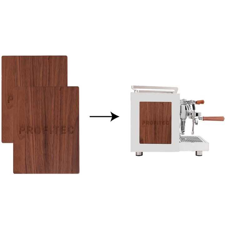 Profitec Pro 600 Devils Edition Valnøddetræ Espressomaskine Inkl. Macap M2E & Baristaudstyr