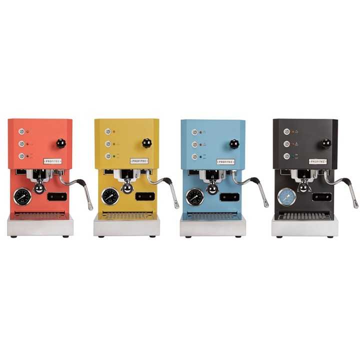 Profitec GO Mat Sort Espressomaskine Model 2025 Inkl. Eureka Mignon Perfetto Espressokværn, Kaffevægt & Baristaudstyr