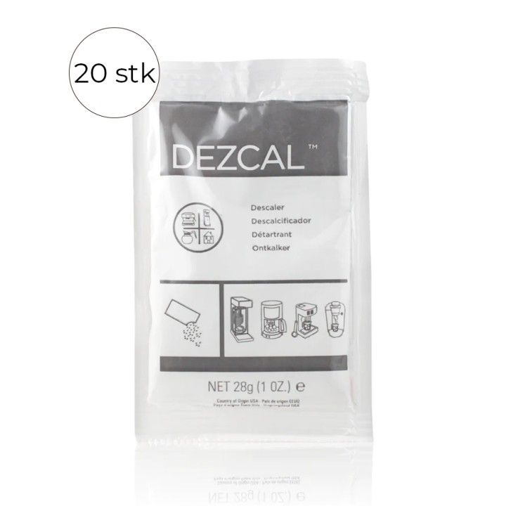 Urnex Dezcal Afkalkningspulver 20 stk