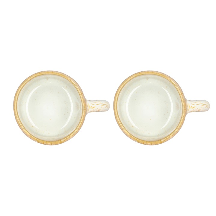 Villa Collection Styles Espressokop 8 cl 2 Stk Creme/Sand