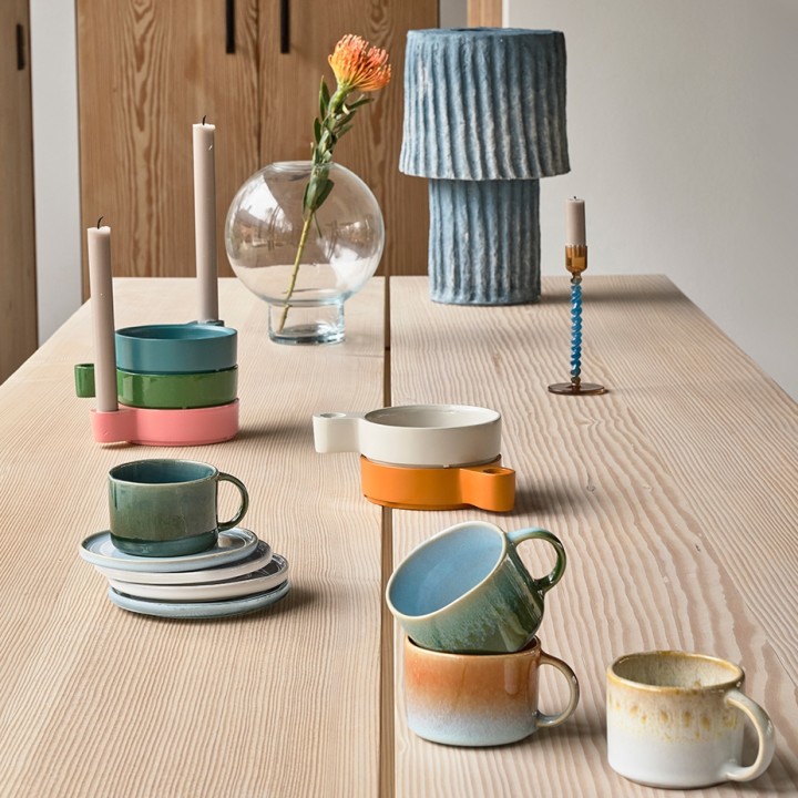 Villa Collection Styles Krus m. Hank 16 cl 2 Stk Grøn/Blå