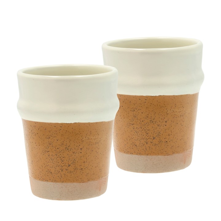 Villa Collection Evig Krus 35 cl 2 Stk Amber/Creme