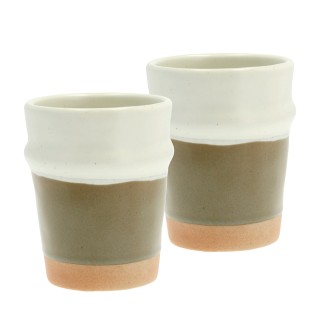 Villa Collection Evig Krus 35 cl 2 Stk Brun/Creme Villa Collection Evig Krus 35 cl 2 Stk Brun/Creme