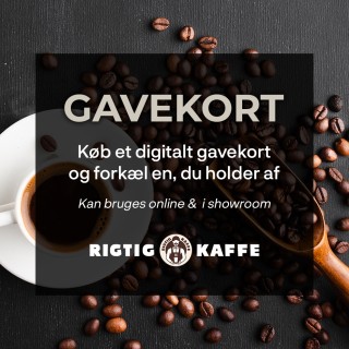 Gavekort til Rigtig Kaffe Gavekort til Rigtig Kaffe