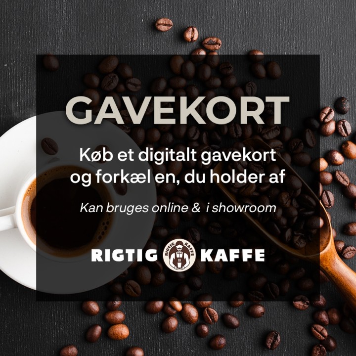Gavekort til Rigtig Kaffe Gavekort til Rigtig Kaffe