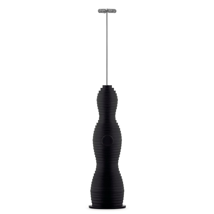 Alessi Pulcina Mælkeskummer Sort