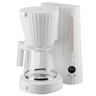 Alessi Plissé Kaffemaskine Hvid Alessi Plissé Kaffemaskine Hvid