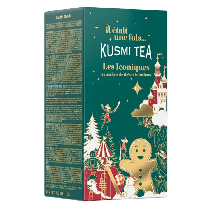 Kusmi Te Ikoniske Blends - 24 Tebreve Økologisk Kusmi Te Ikoniske Blends - 24 Tebreve Økologisk