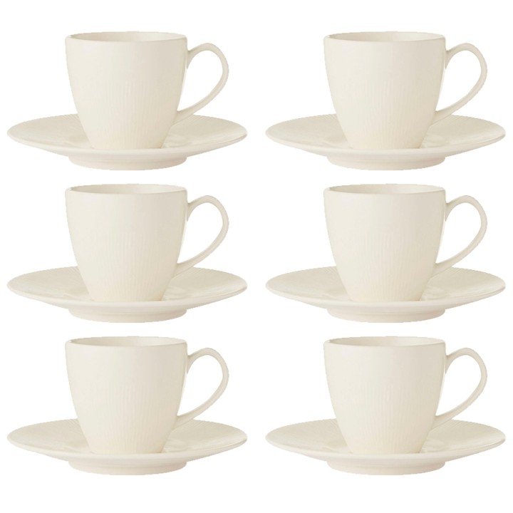 Colormix Kop m. Underkop 6 stk. 0,2L Hvid