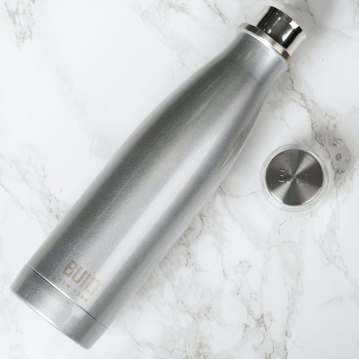 BUILT Perfect Seal Termoflaske 0,5 L Silver